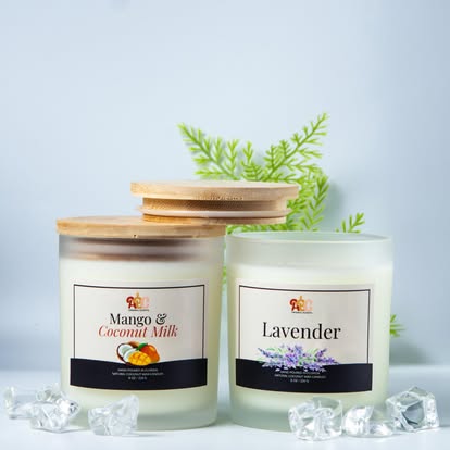ABC Organic Scents — photo 139 Lavender & Mango Candle Duo